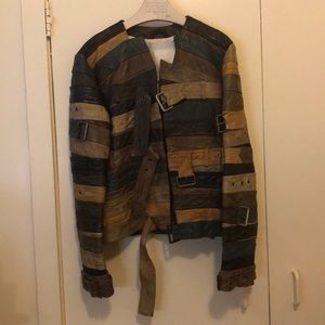 margiela belt jacket